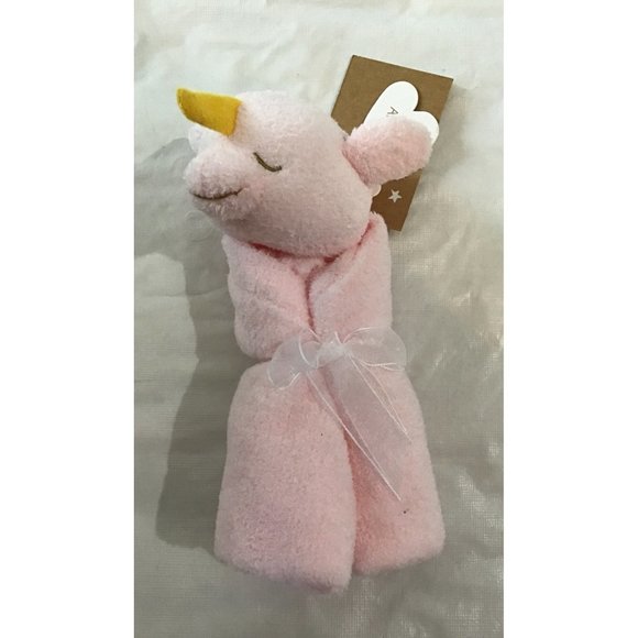 Angel Dear Pink Lamby Lamb Sheep ? Unicorn Baby Girl Security Blanket Lovey NWT - Picture 1 of 2